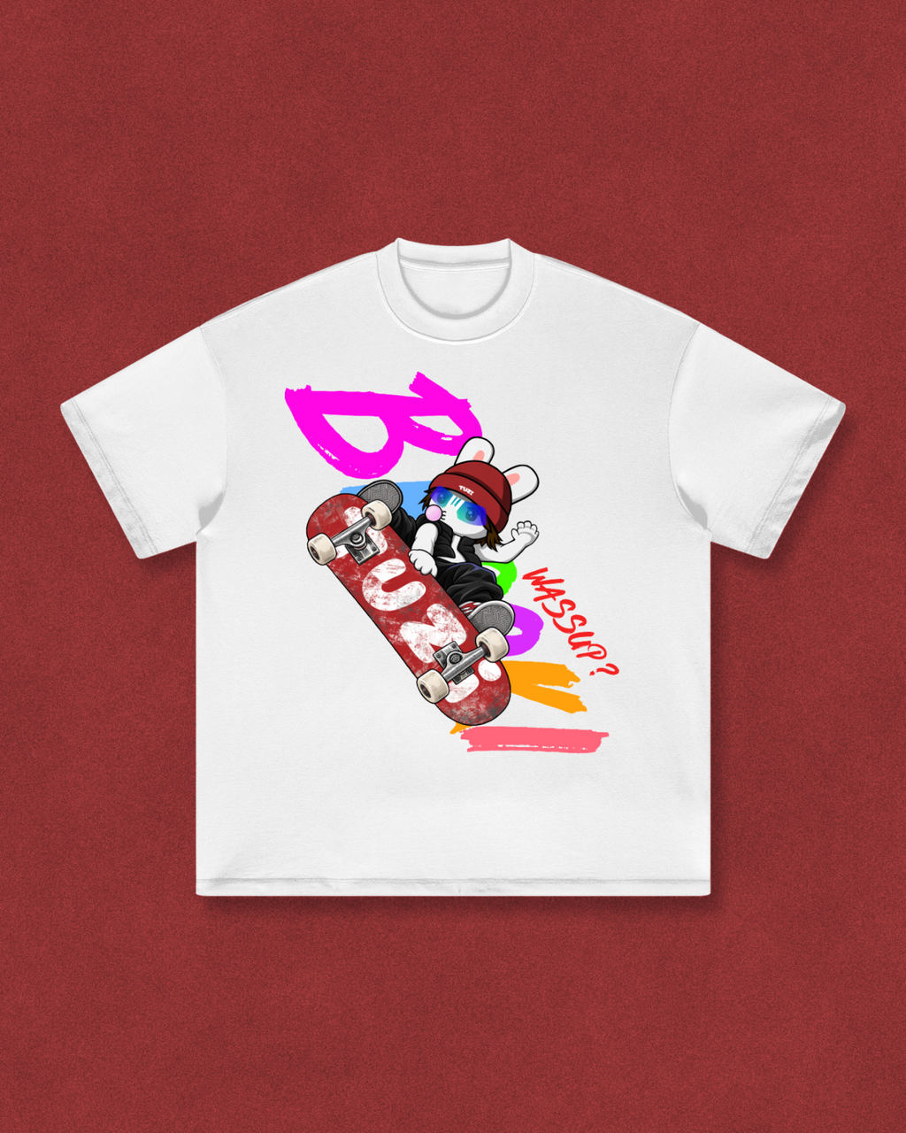 Skater Bunny Oversized Tee