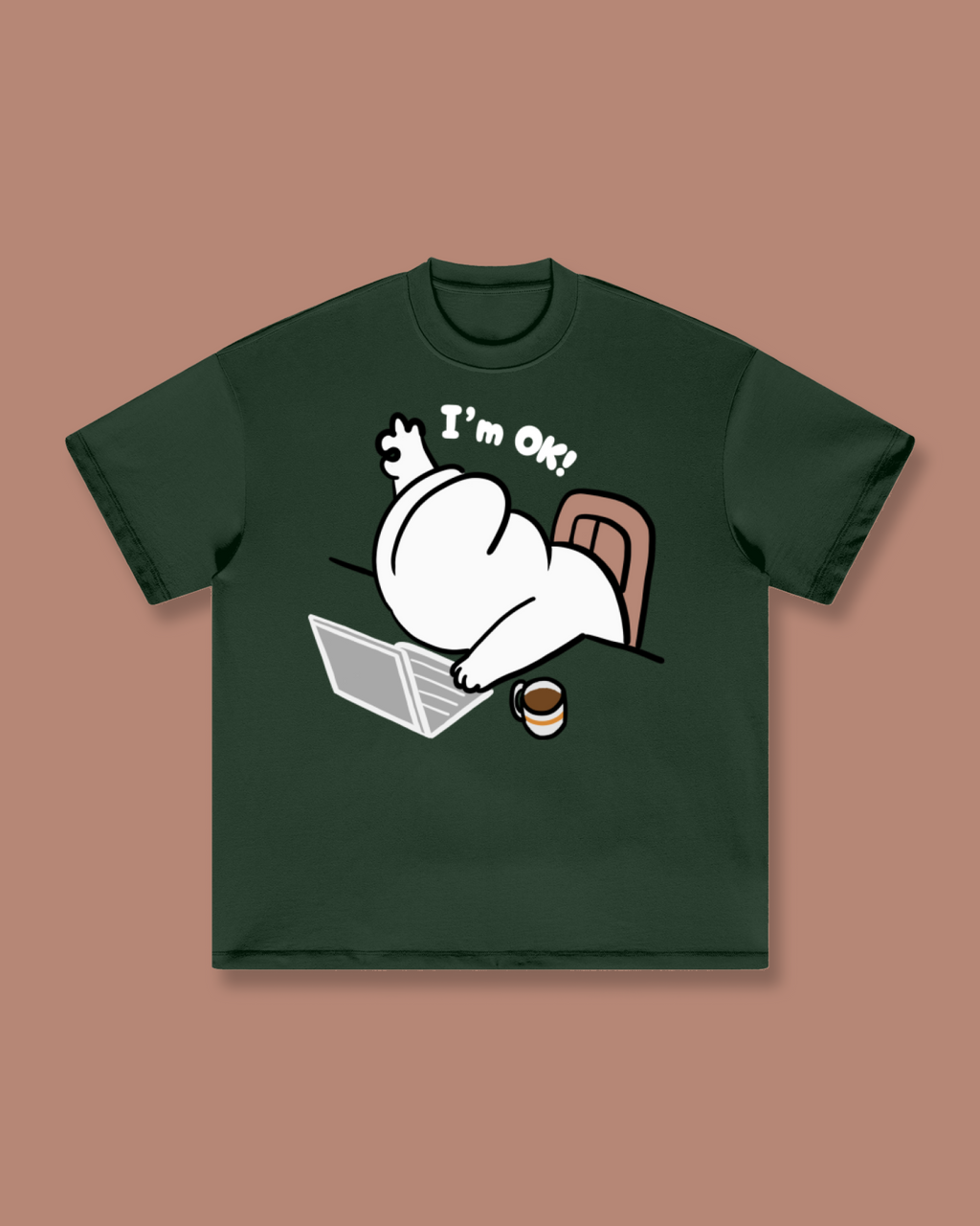 I'm Ok Oversized Tee