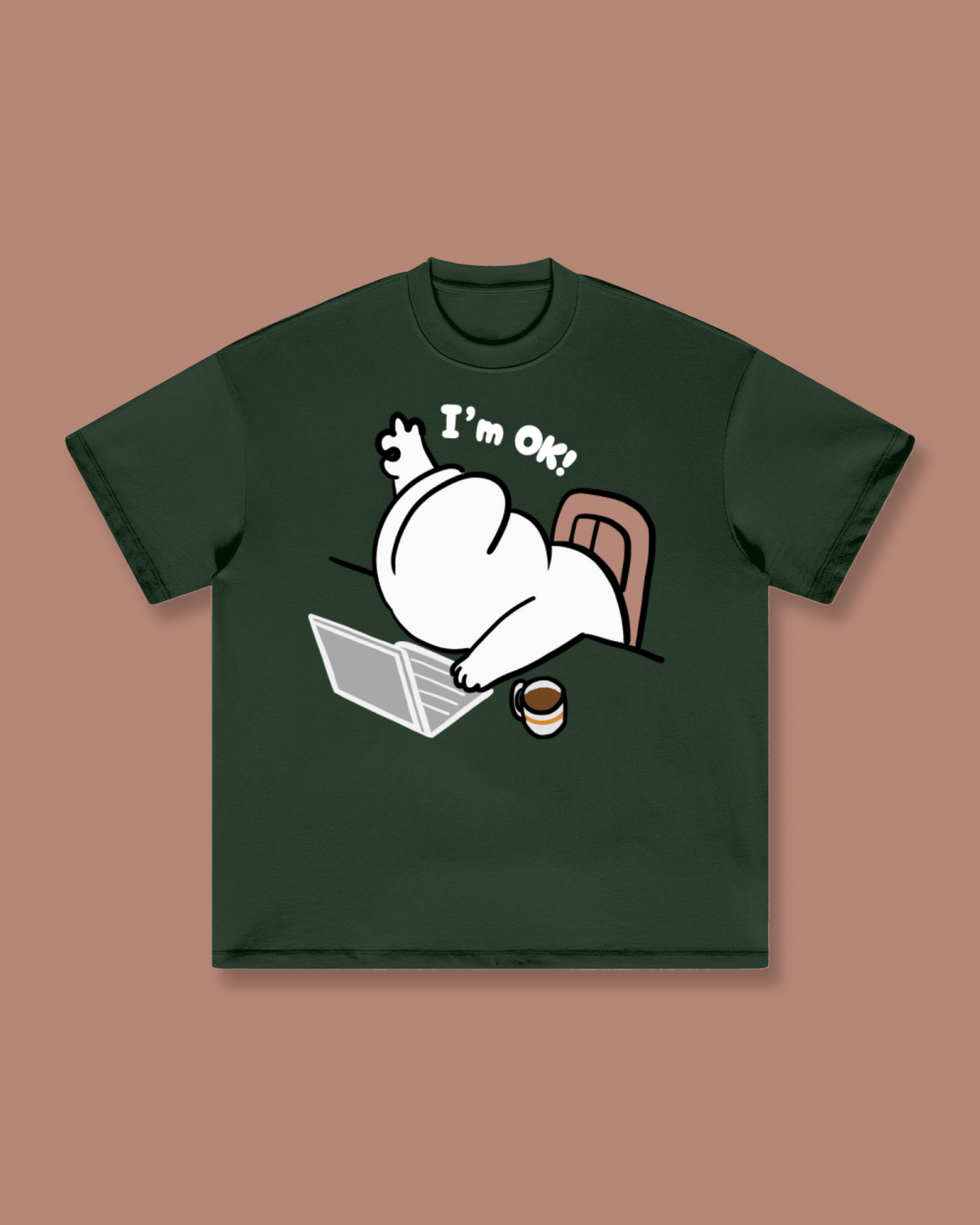 I'm Ok Oversized Tee