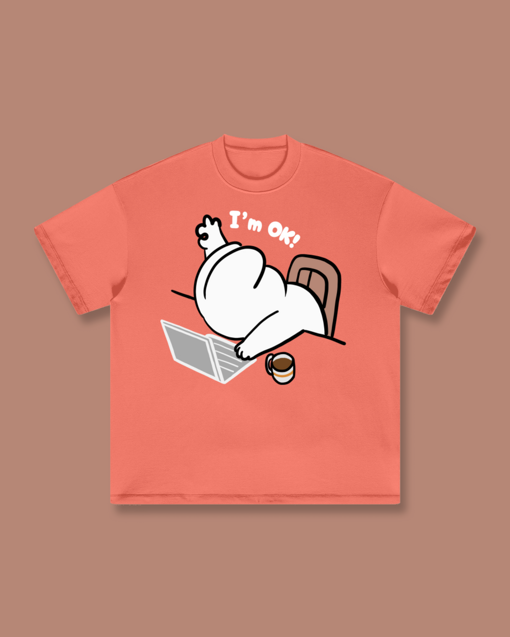 I'm Ok Oversized Tee