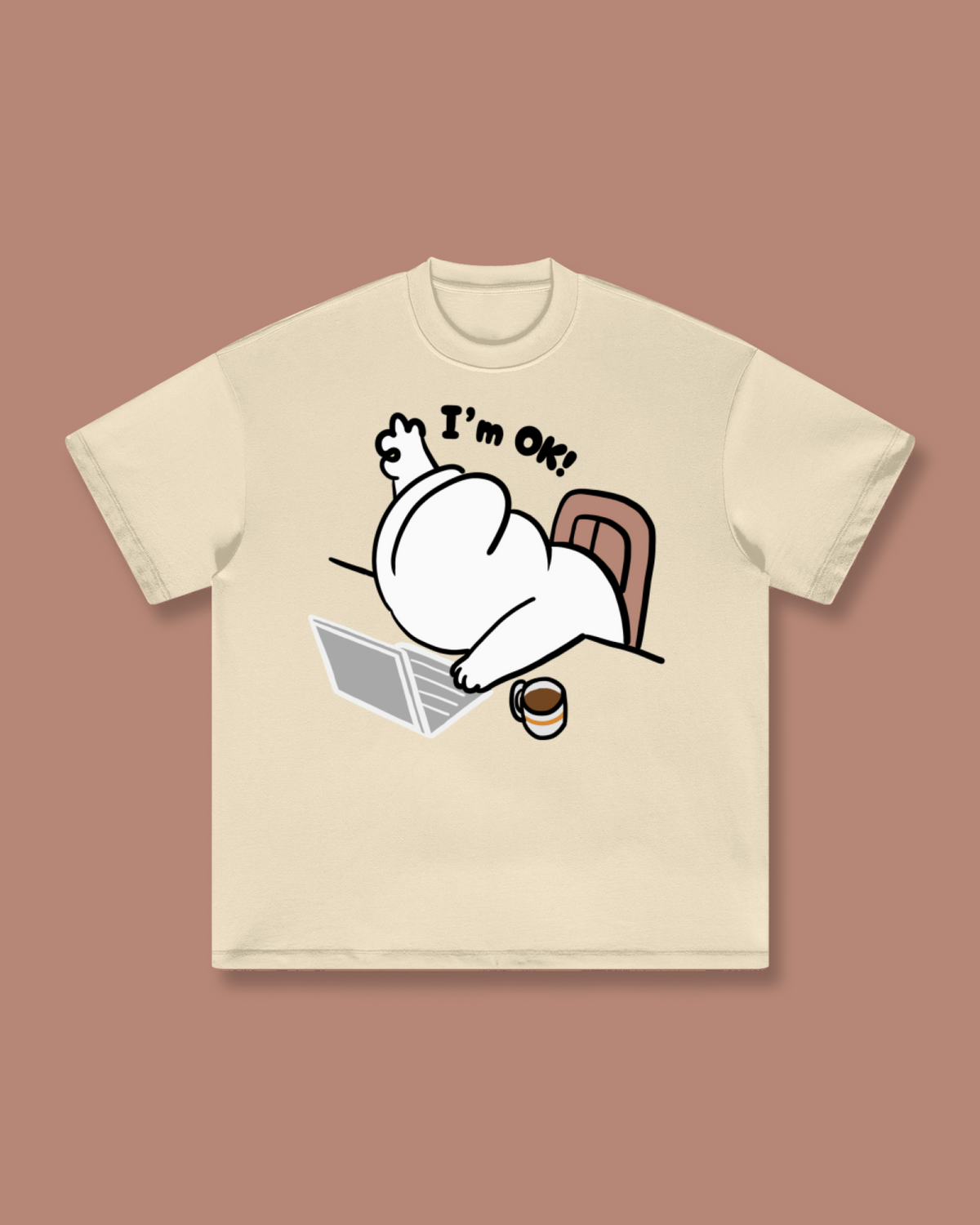 I'm Ok Oversized Tee