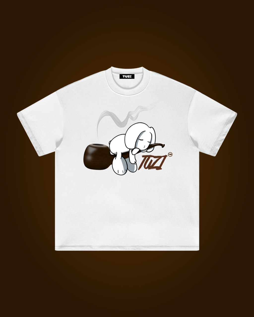 Bunny on Pipe Oversized Tee