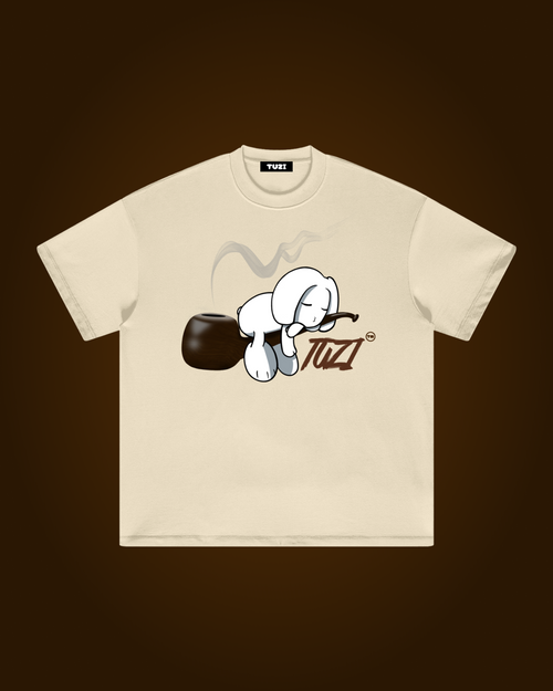 Bunny on Pipe Oversized Tee