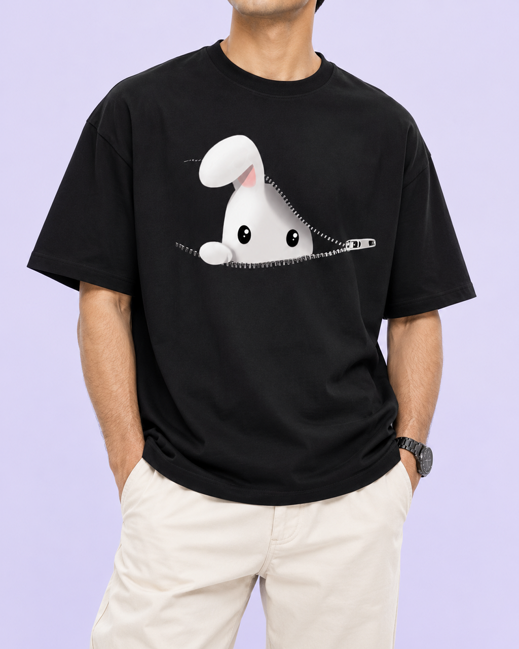 Peeking Bunny Tee